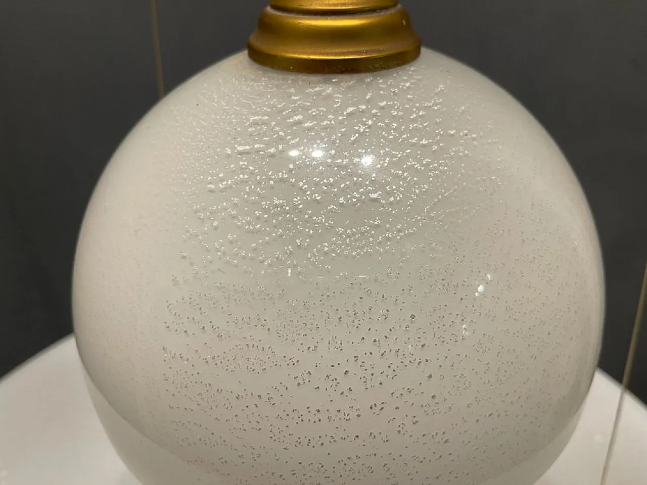 Large architectural pendant lamp in Murano glass by Made Murano Glass, 1980s 9