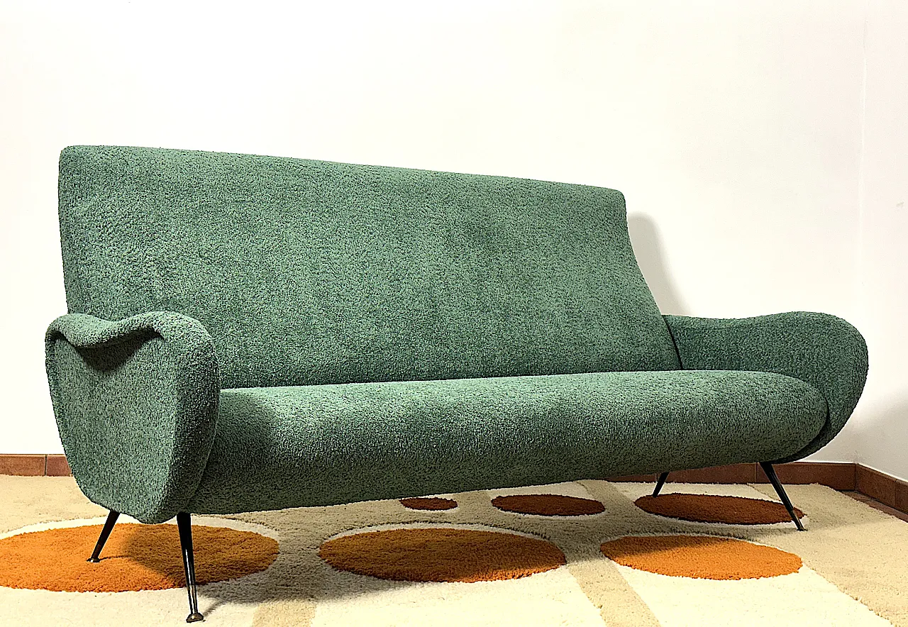 Lady 3 seater Sofa in Marco Zanuso style,  1950s 10
