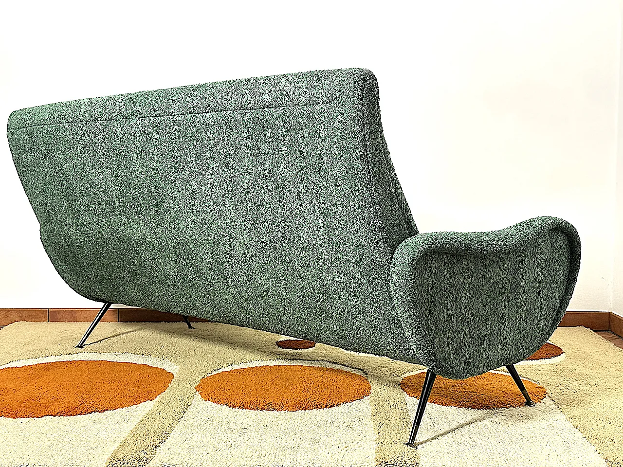 Lady 3 seater Sofa in Marco Zanuso style,  1950s 14