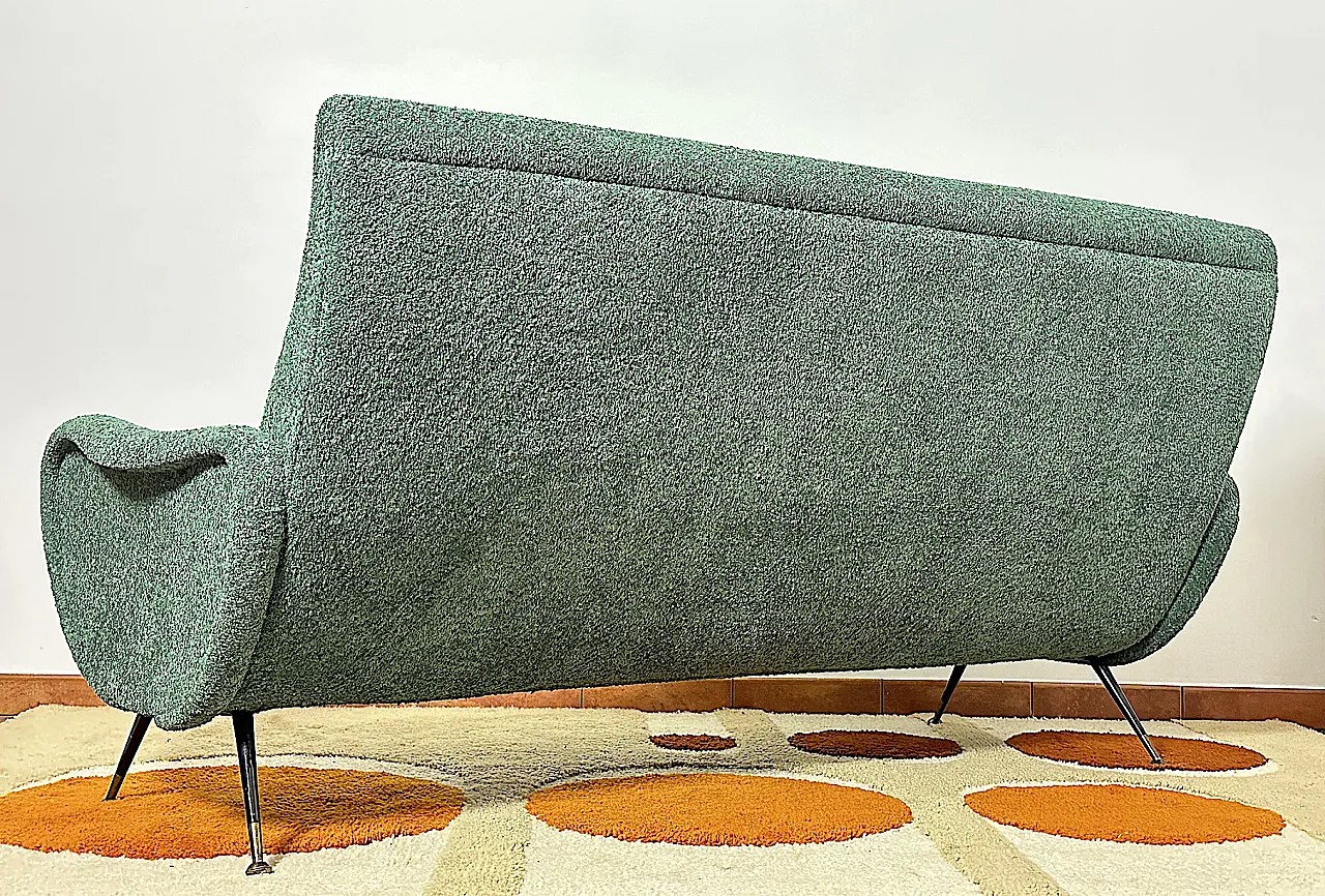 Lady 3 seater Sofa in Marco Zanuso style,  1950s 17