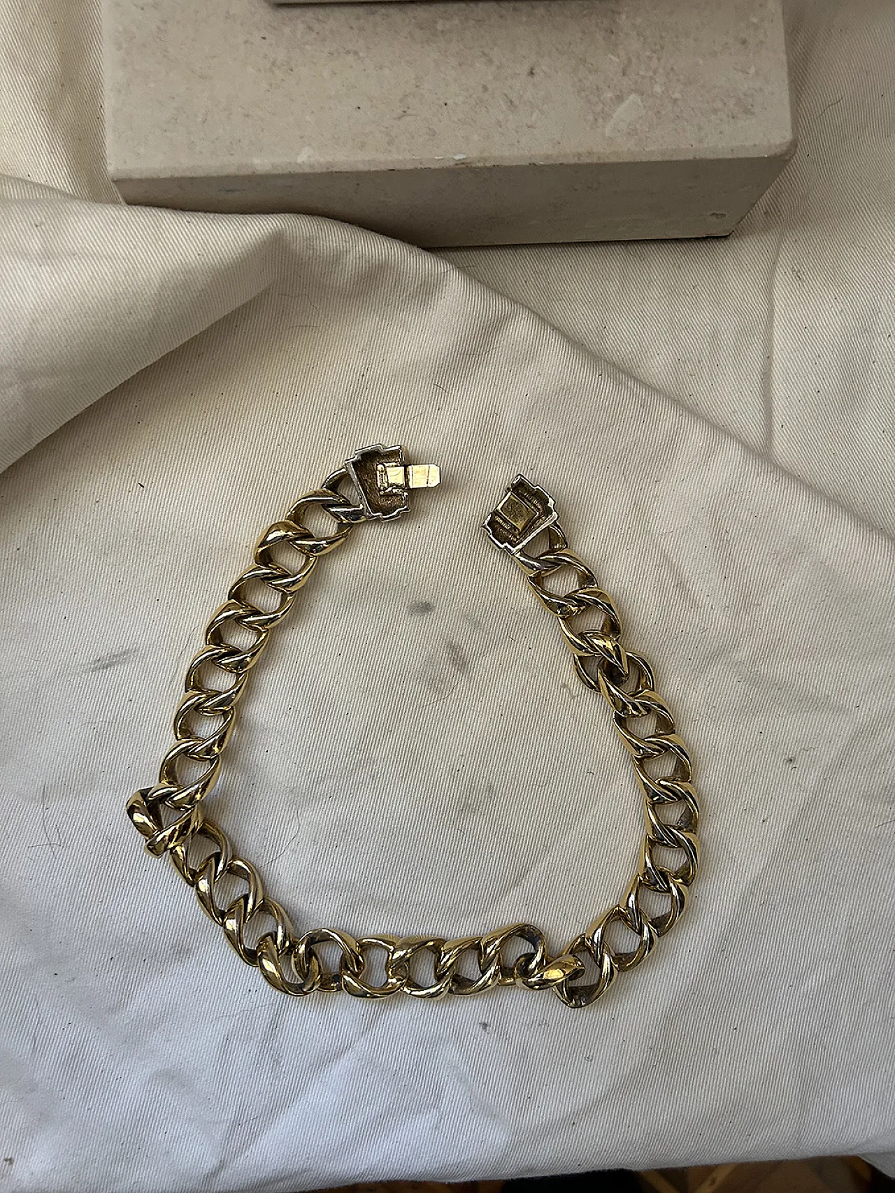 Grossè choker Swarovsky and gilded bronze, 1950s 3