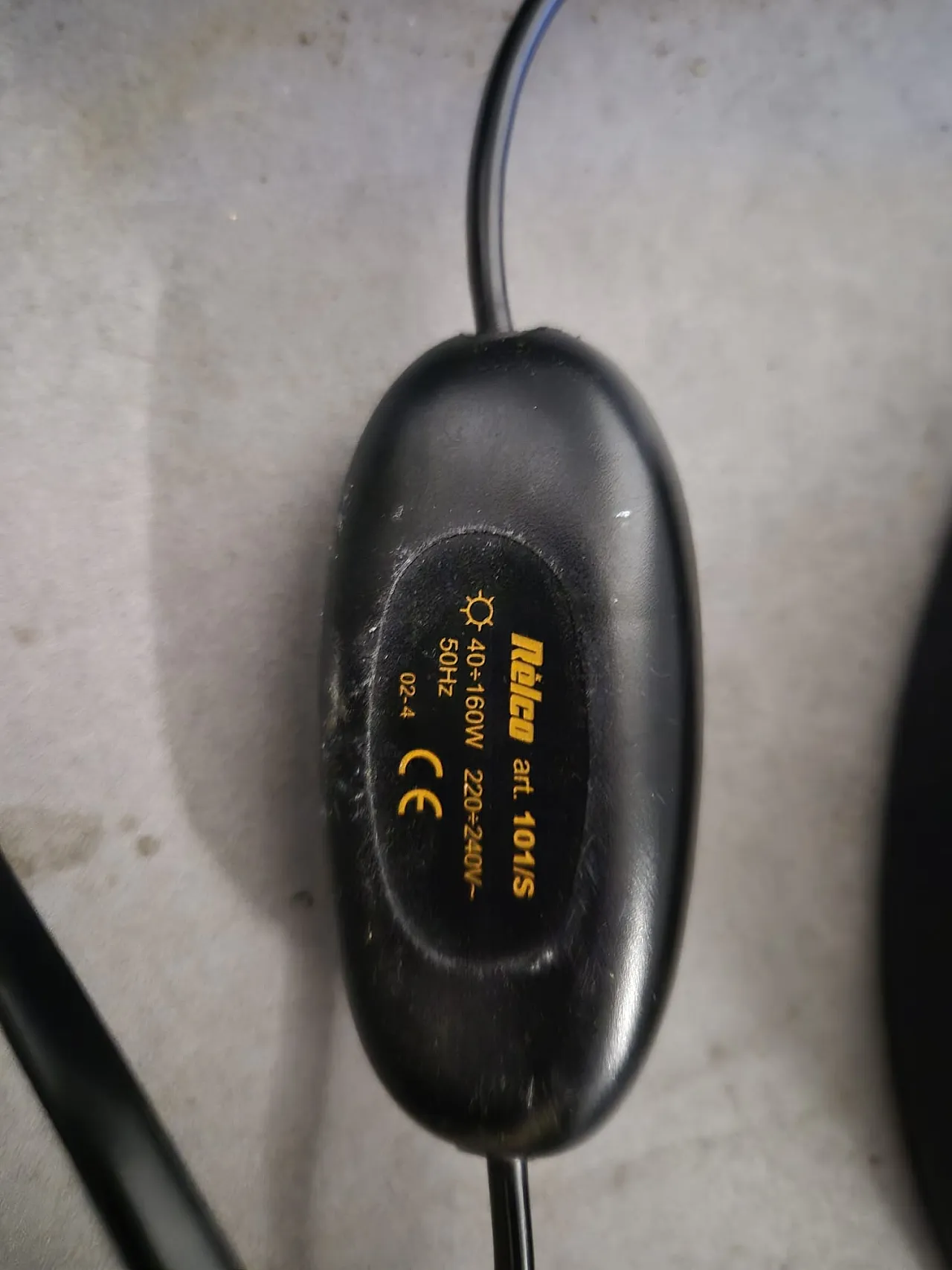 White Glass floor lamp by Leucos, 1960s 1