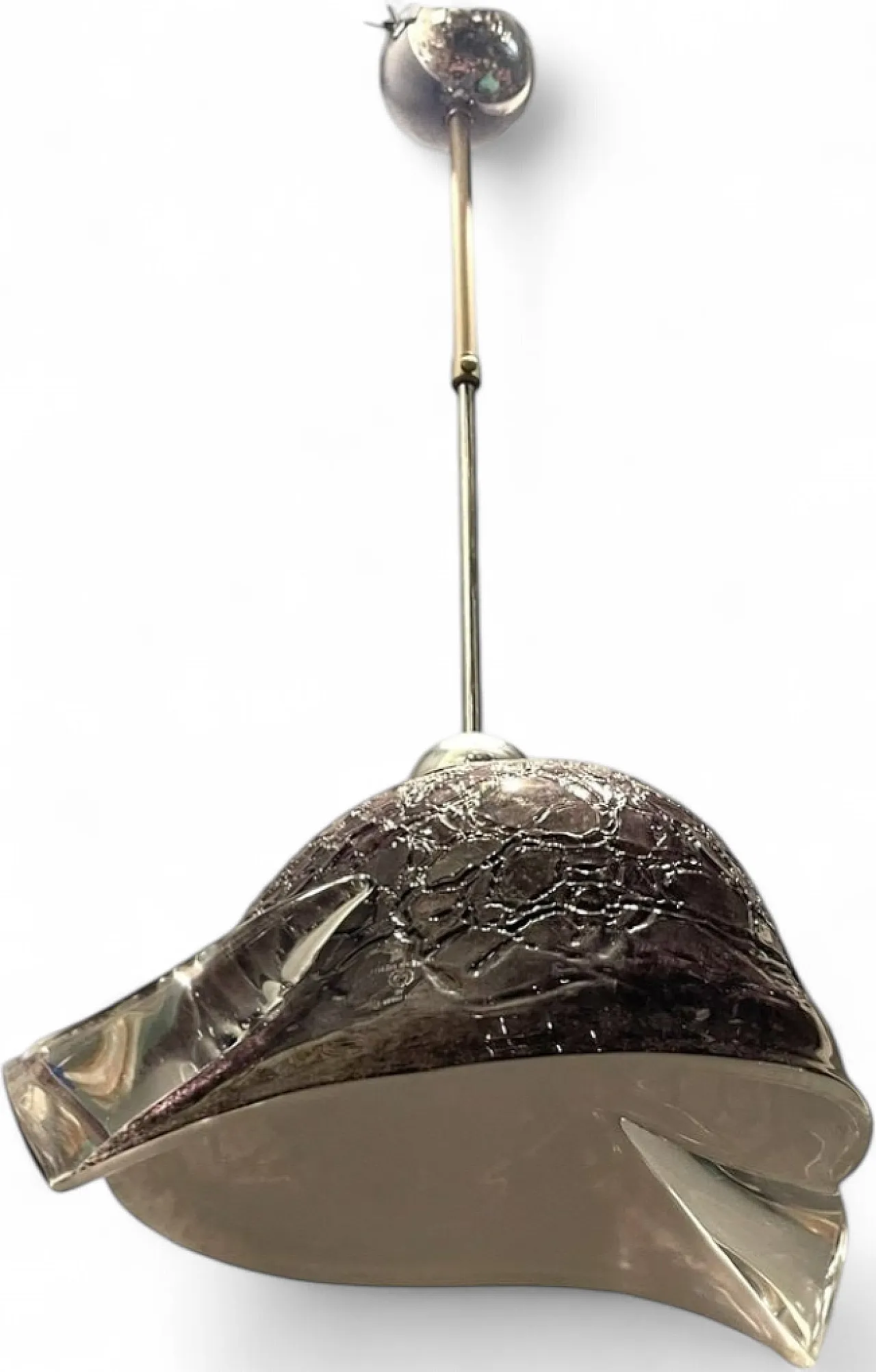 Murano glass pendant lamp by Mila Schon, 1980s 14