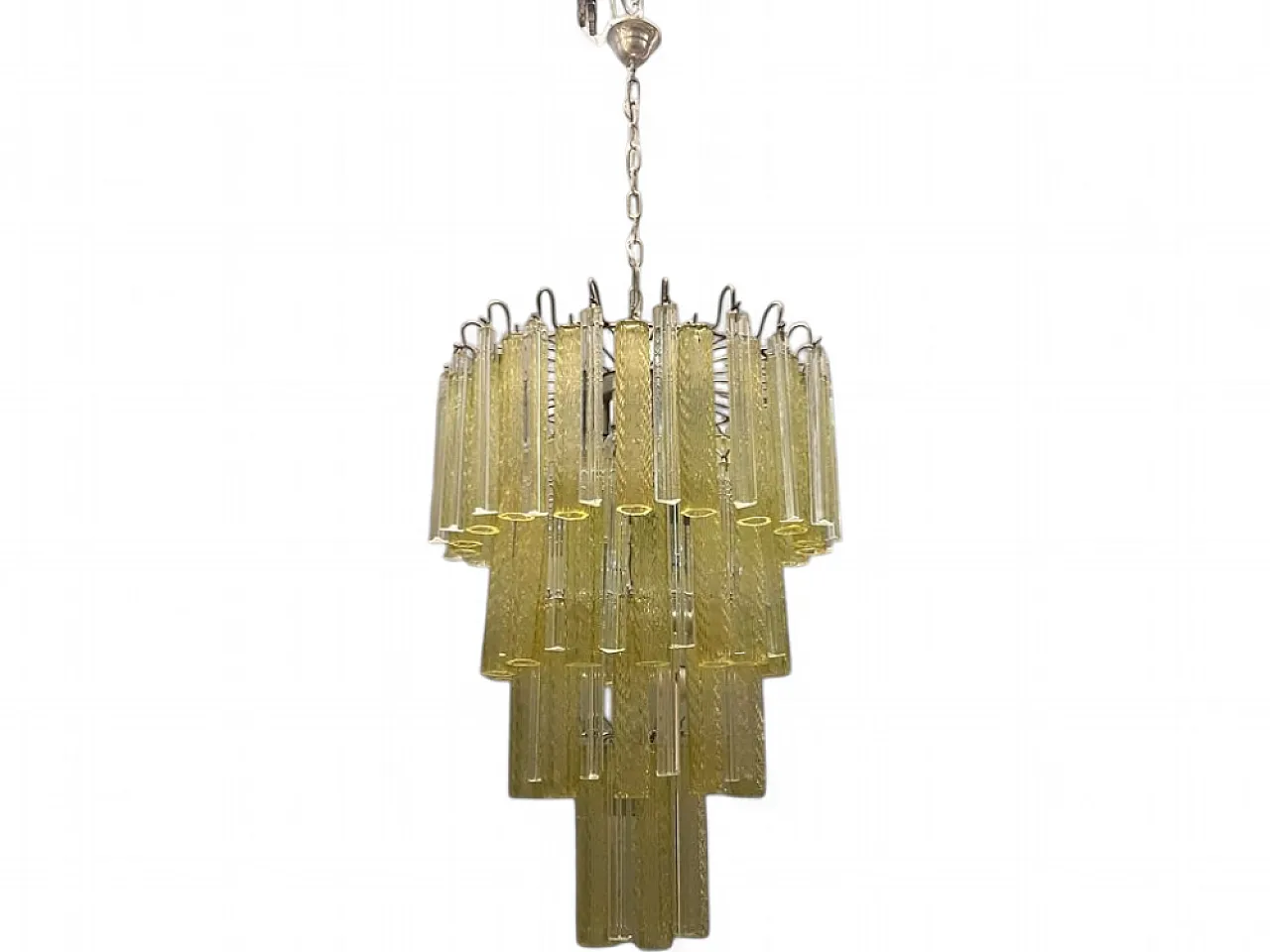 Large Murano glass chandelier by Paolo Venini, 1970s 18