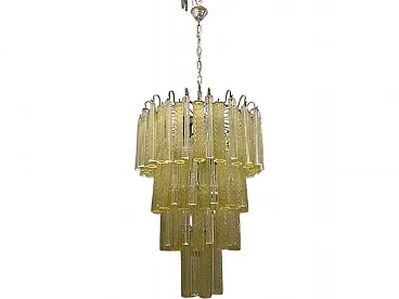 Large Murano glass chandelier by Paolo Venini, 1970s
