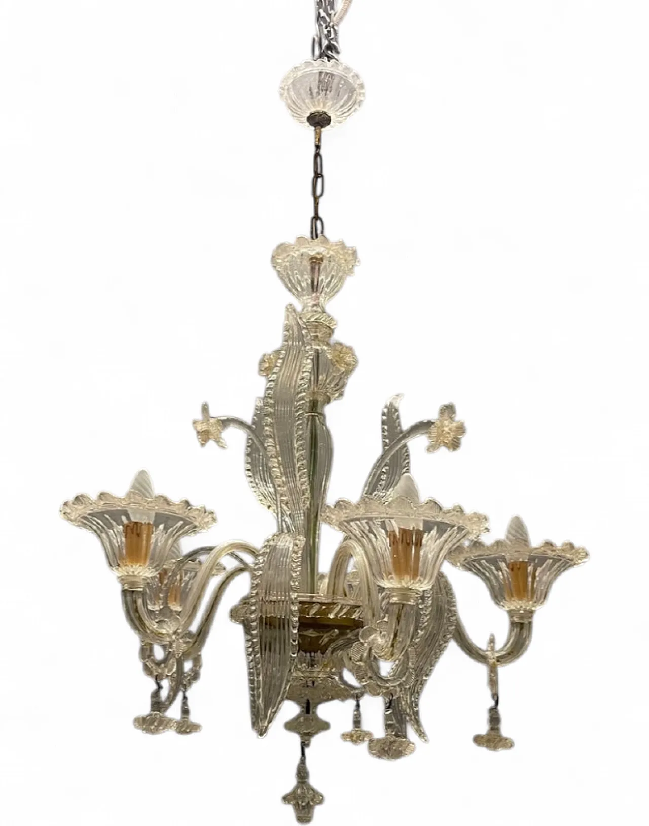 Murano glass chandelier by Made Murano Glass, 1960s 9