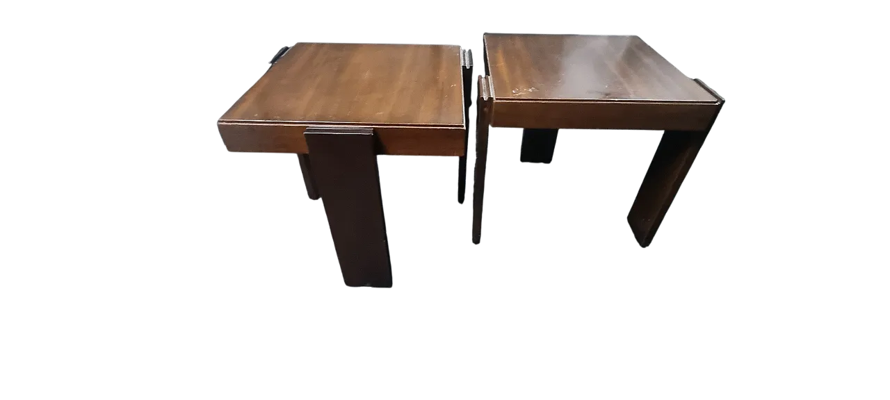 Coppia Tavolini da Caffè F.Frattini per Cassina, anni '90 2