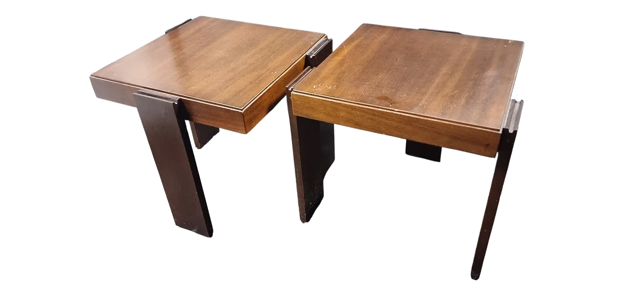 Coppia Tavolini da Caffè F.Frattini per Cassina, anni '90 3