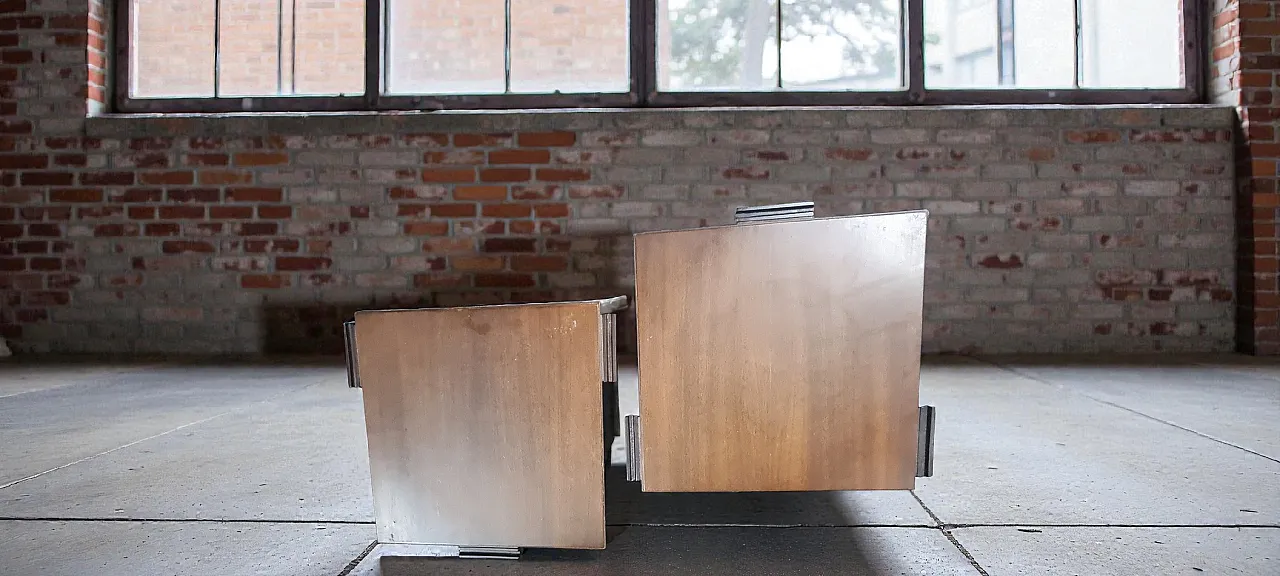 Coppia Tavolini da Caffè F.Frattini per Cassina, anni '90 8