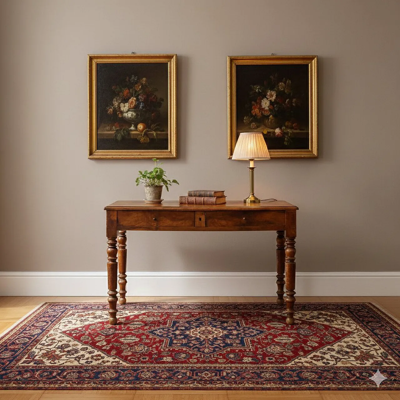 Tavolo in noce, '800 2