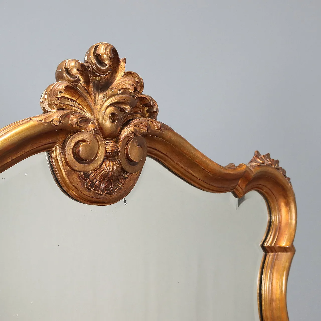 Cassettone in noce, faggio e marmo in stile barocco, primo '900 4