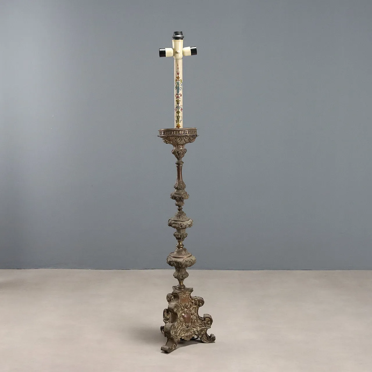 Portatorcia in lamiera di rame, inizio '800 1