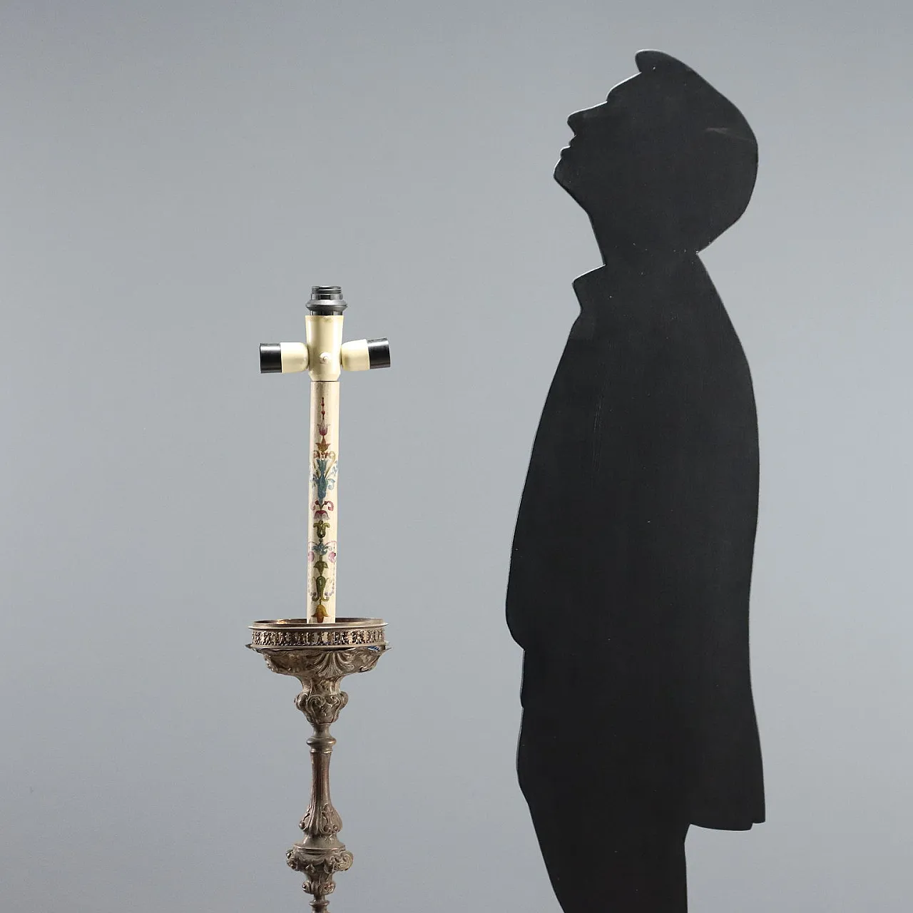 Portatorcia in lamiera di rame, inizio '800 2