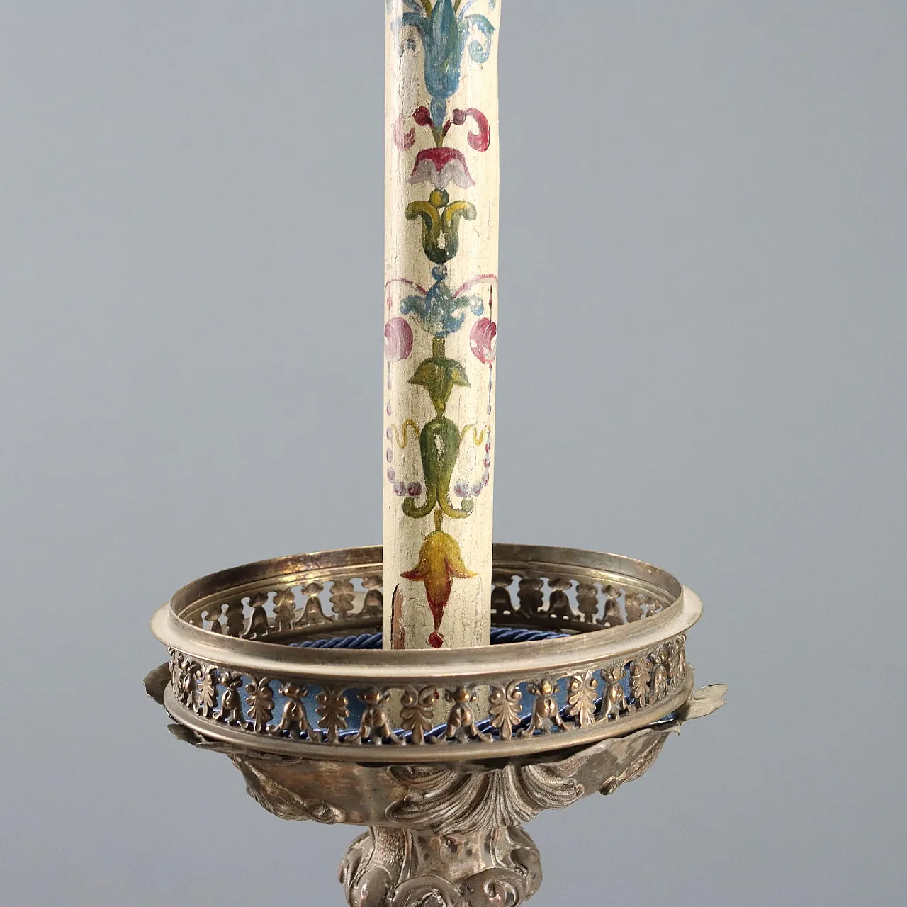 Portatorcia in lamiera di rame, inizio '800 4