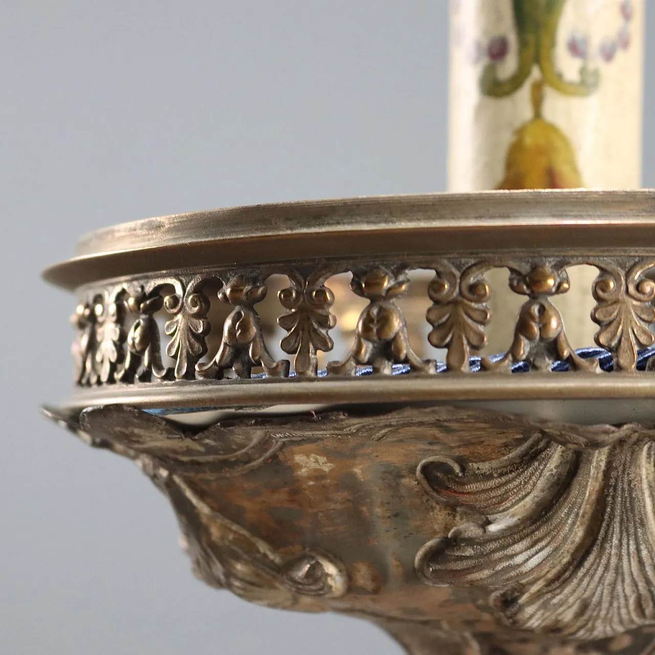 Portatorcia in lamiera di rame, inizio '800 5