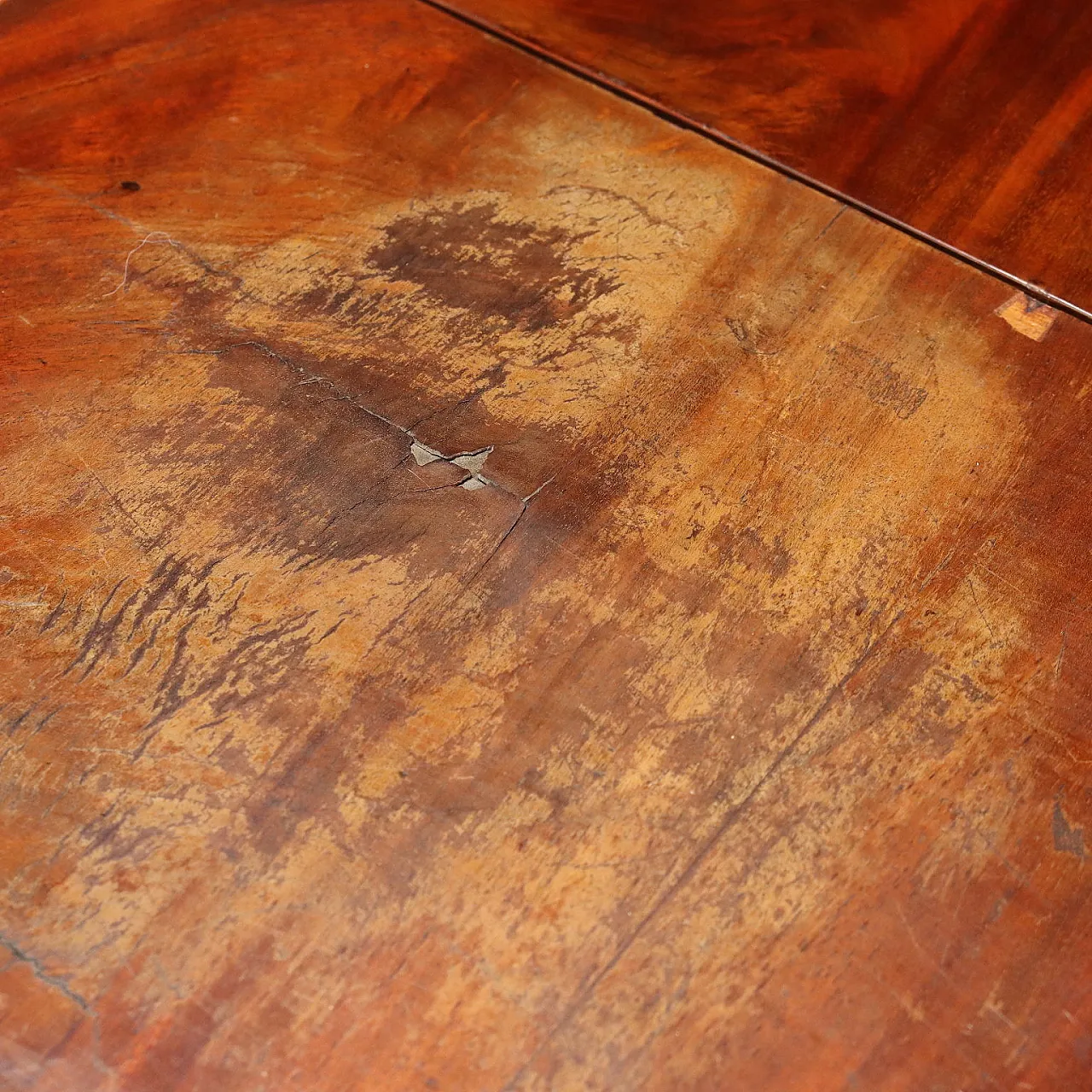 Regency writing desk in mahogany with drawers, 19th century 6