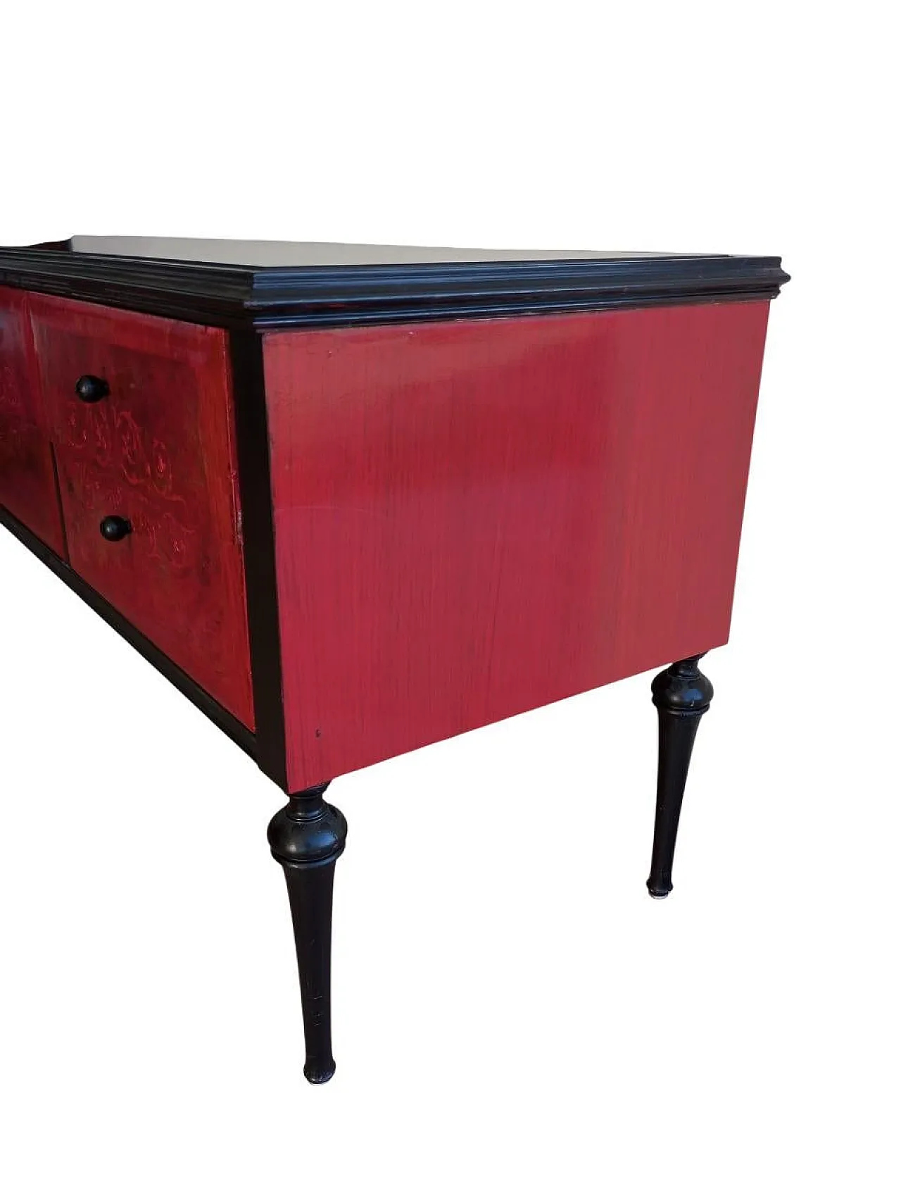 Credenza a cassettiera Art déco, anni ‘70 3