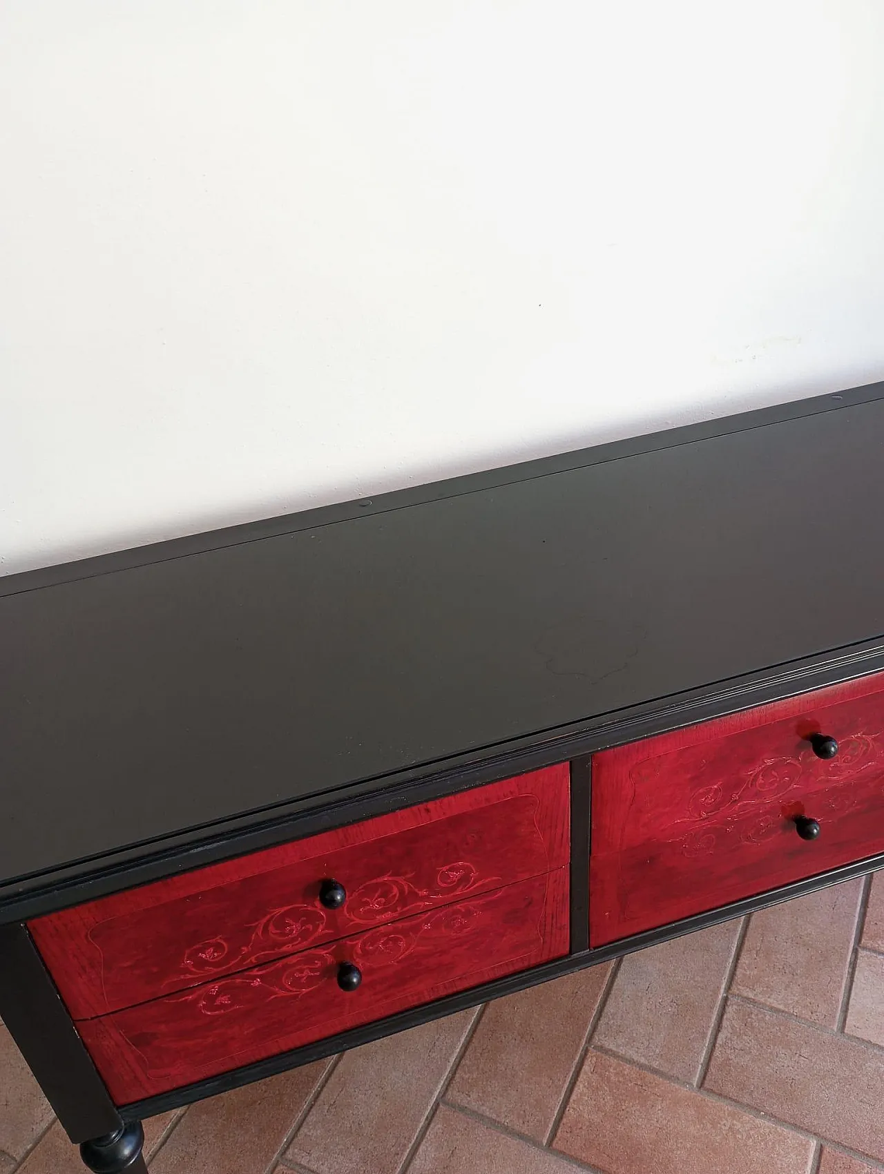 Credenza a cassettiera Art déco, anni ‘70 11