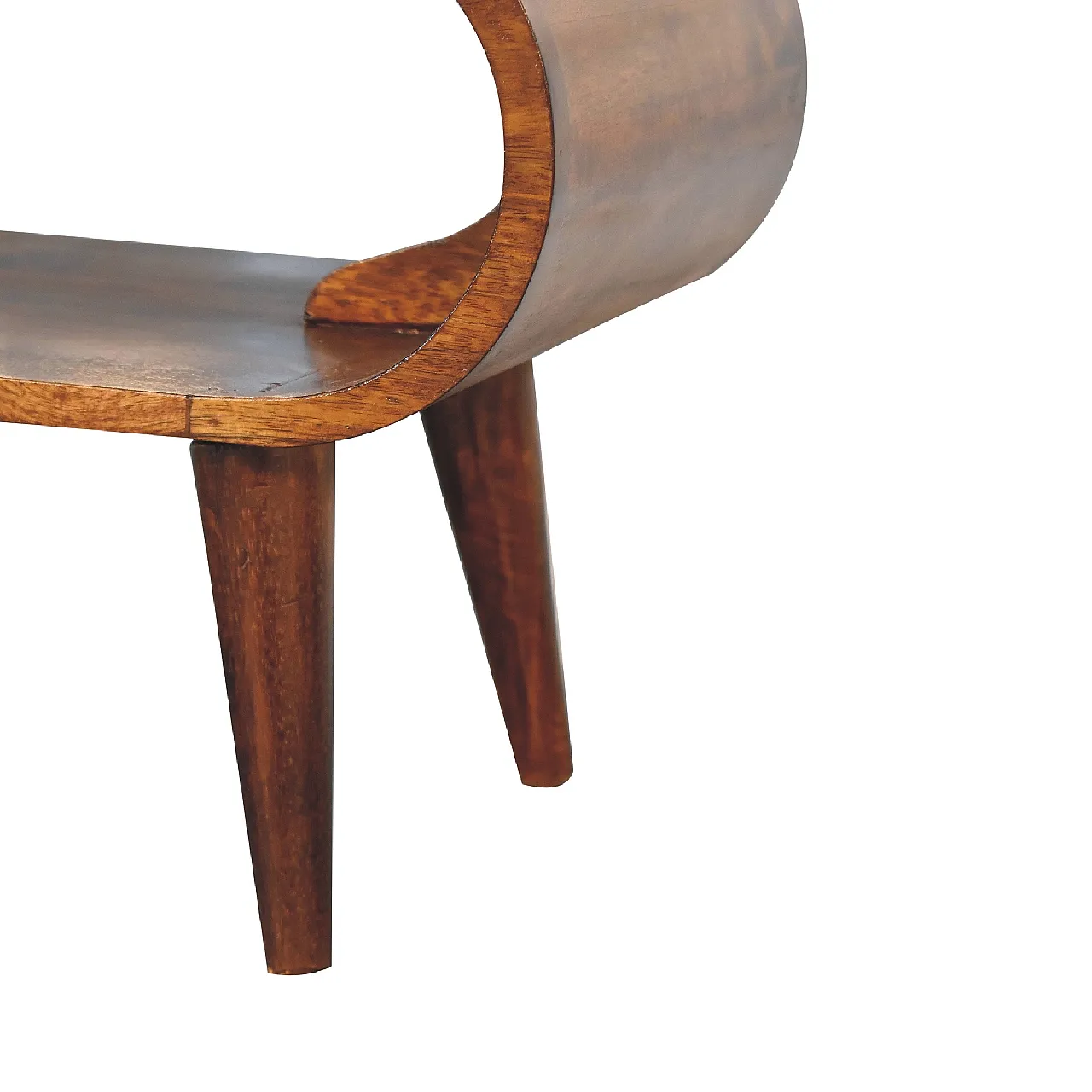 Amaya Nordic-style coffee table in solid wood, 20th century 6