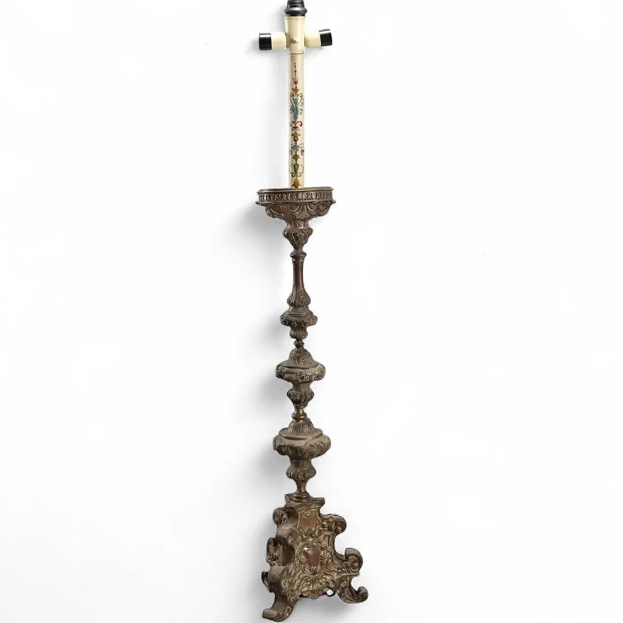 Portatorcia in lamiera di rame, inizio '800 11