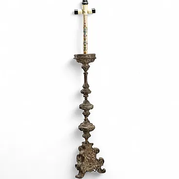 Portatorcia in lamiera di rame, inizio '800