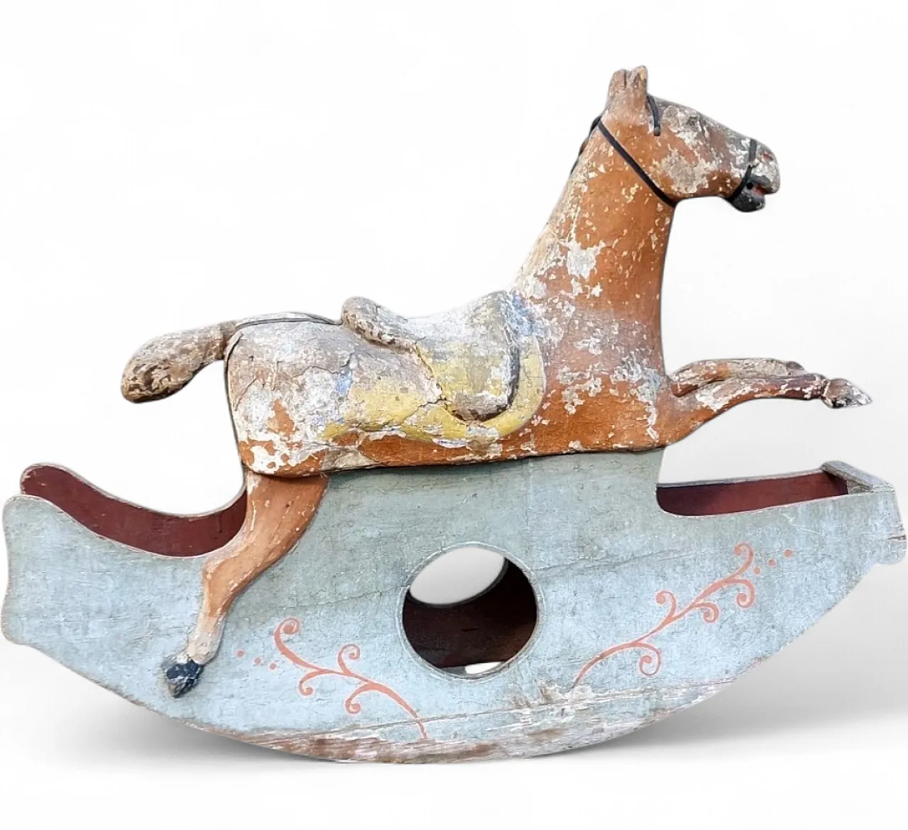Rocking horse made of wood and papier-mâché, mid-19th century 20
