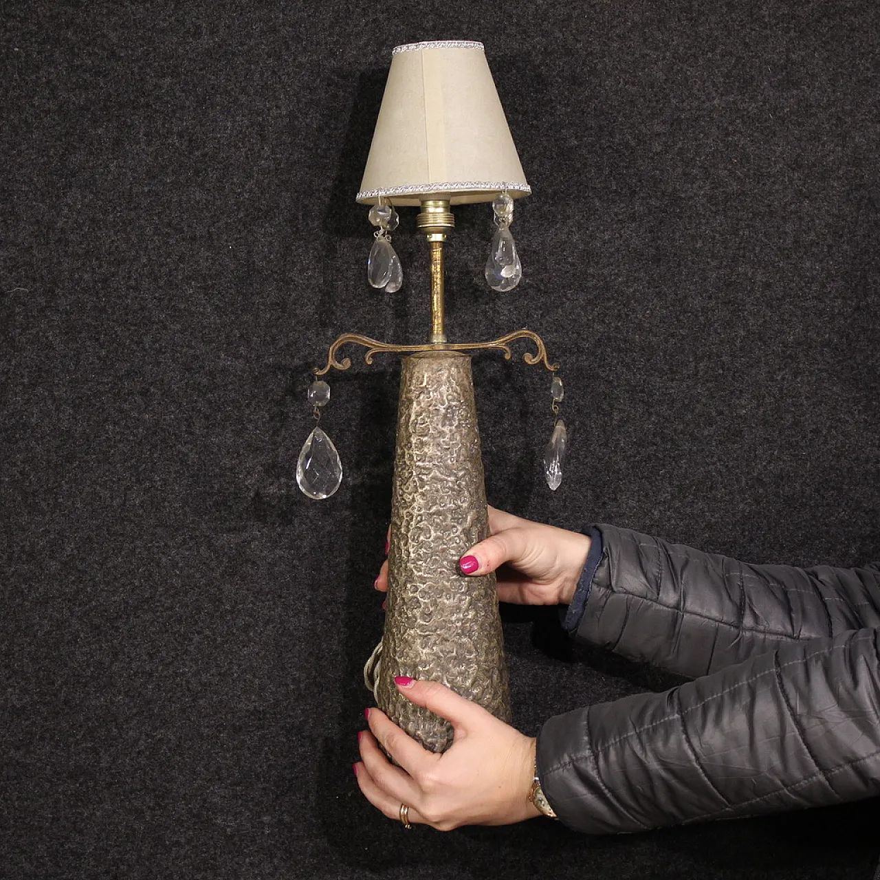 Italian lamp stamped Bragalini Bologna from the 20th century 2