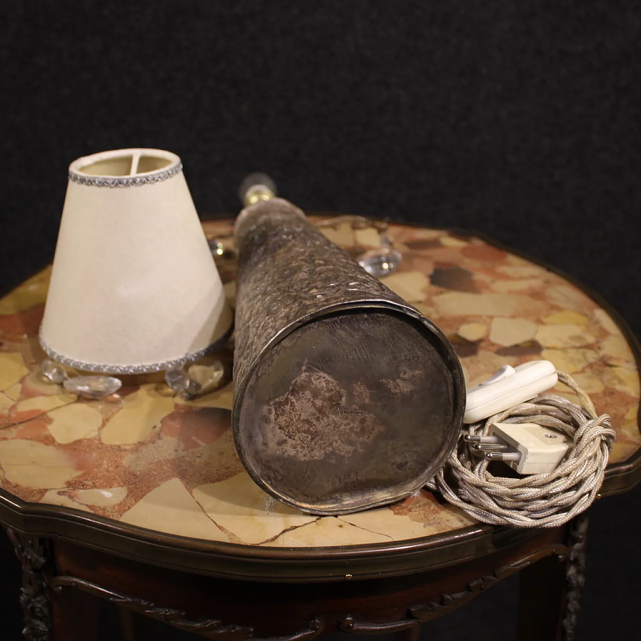 Italian lamp stamped Bragalini Bologna from the 20th century 8