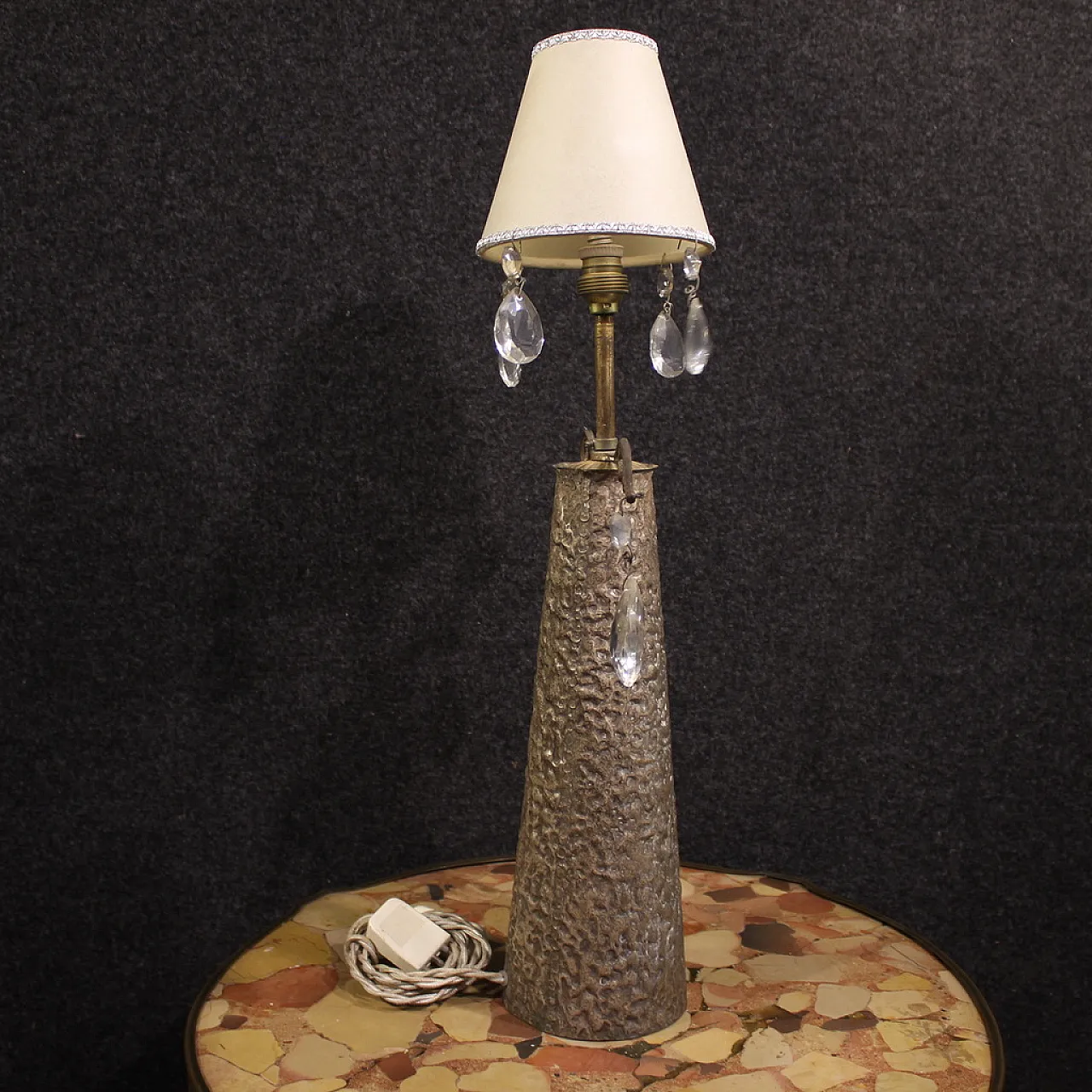 Italian lamp stamped Bragalini Bologna from the 20th century 9