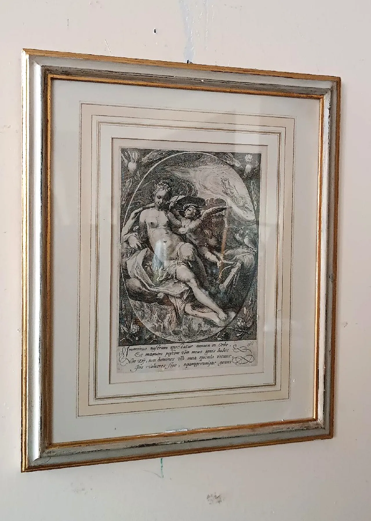 Venere e Cupido di Hendrik Goltzius, incisione a bulino, '600 2