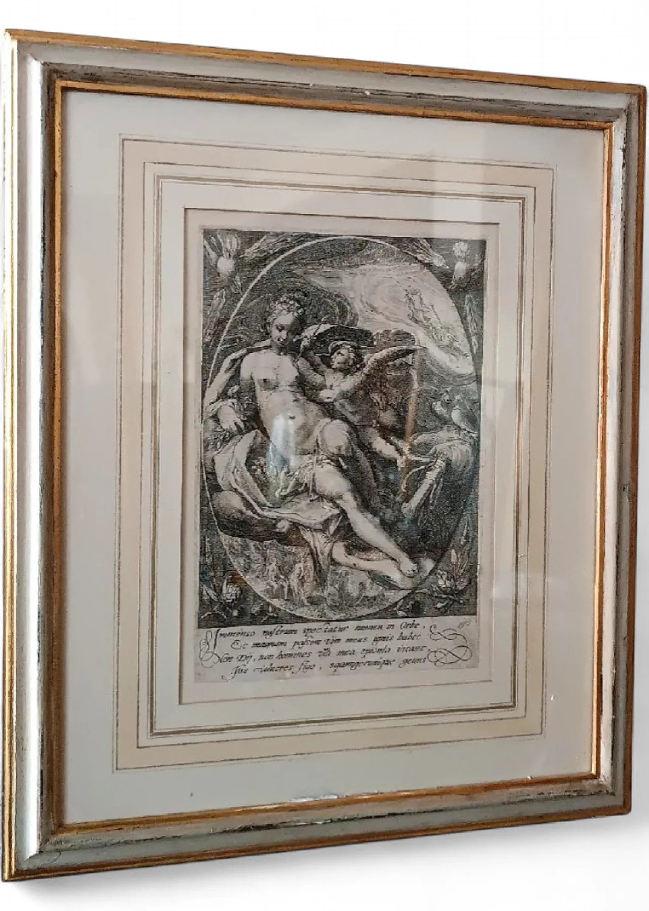 Venere e Cupido di Hendrik Goltzius, incisione a bulino, '600 6