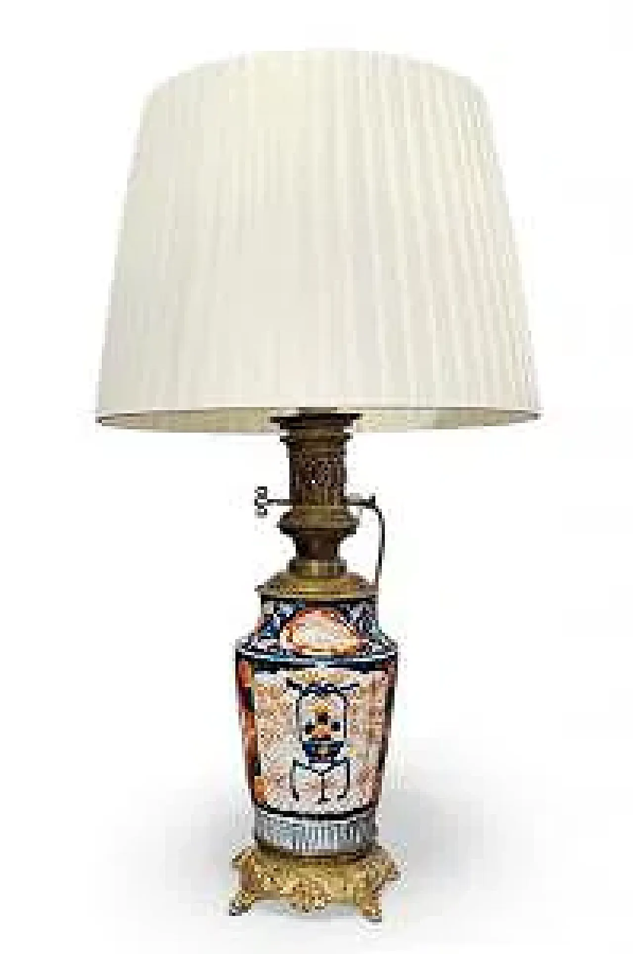 Pair of Imari porcelain table lamps, 19th century 2