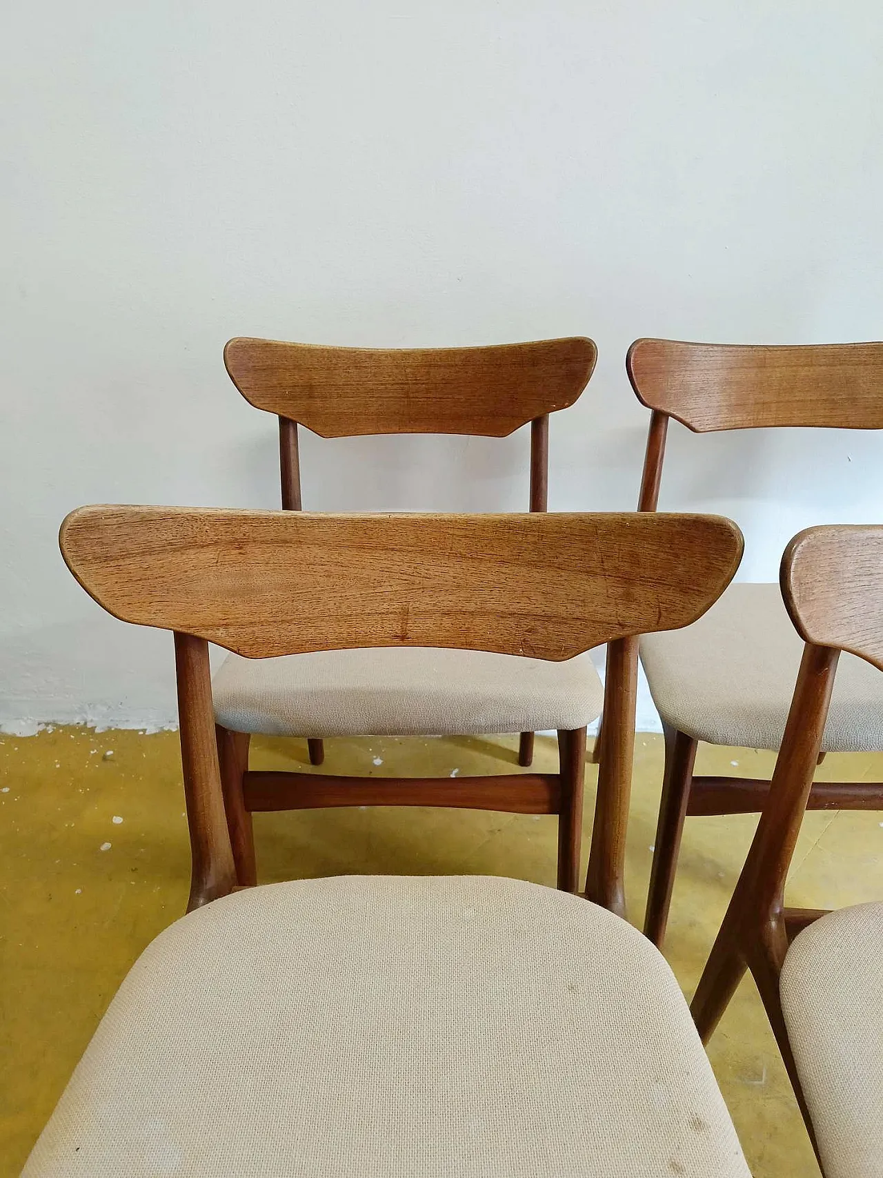 4 teak chair by Schønning & Elgaard, 1950s 2