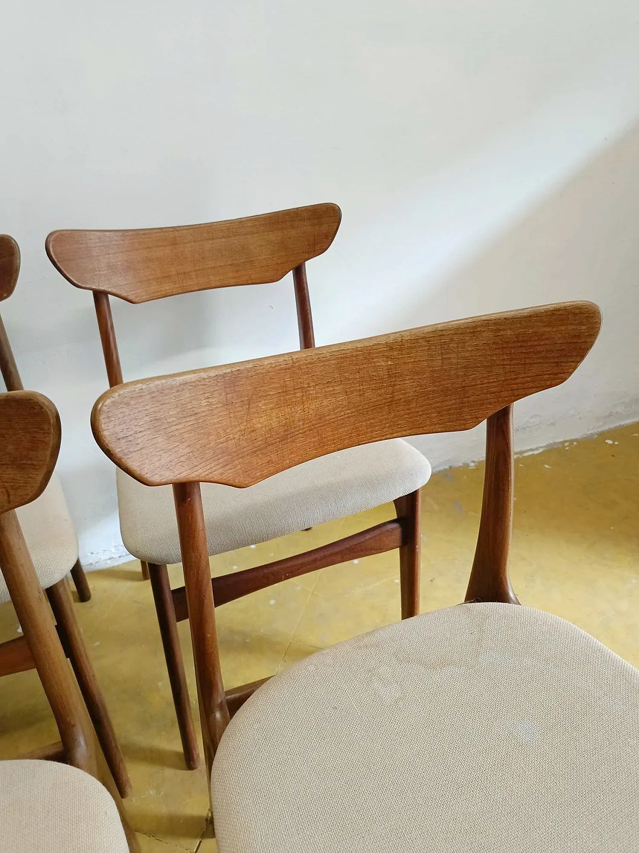 4 teak chair by Schønning & Elgaard, 1950s 6