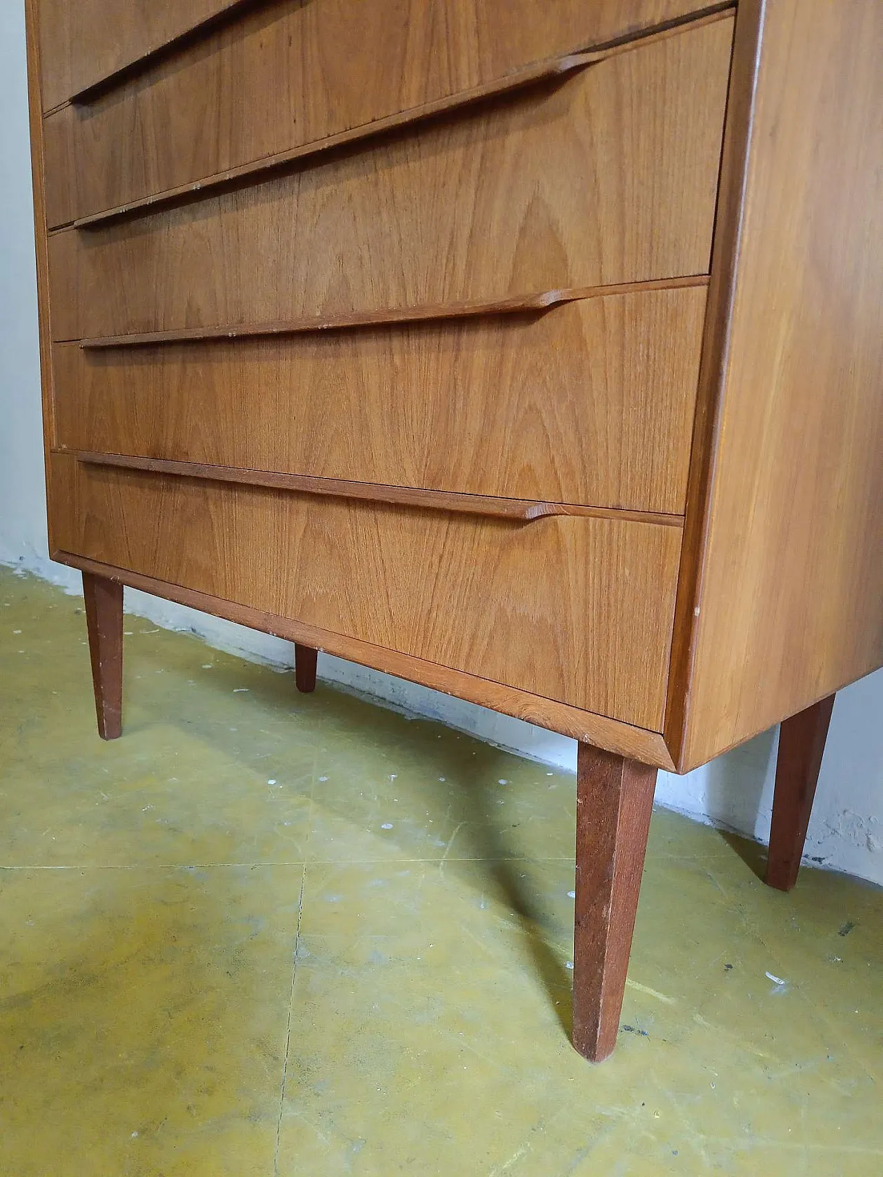 Danish teak chest of drawers, 1950s 3