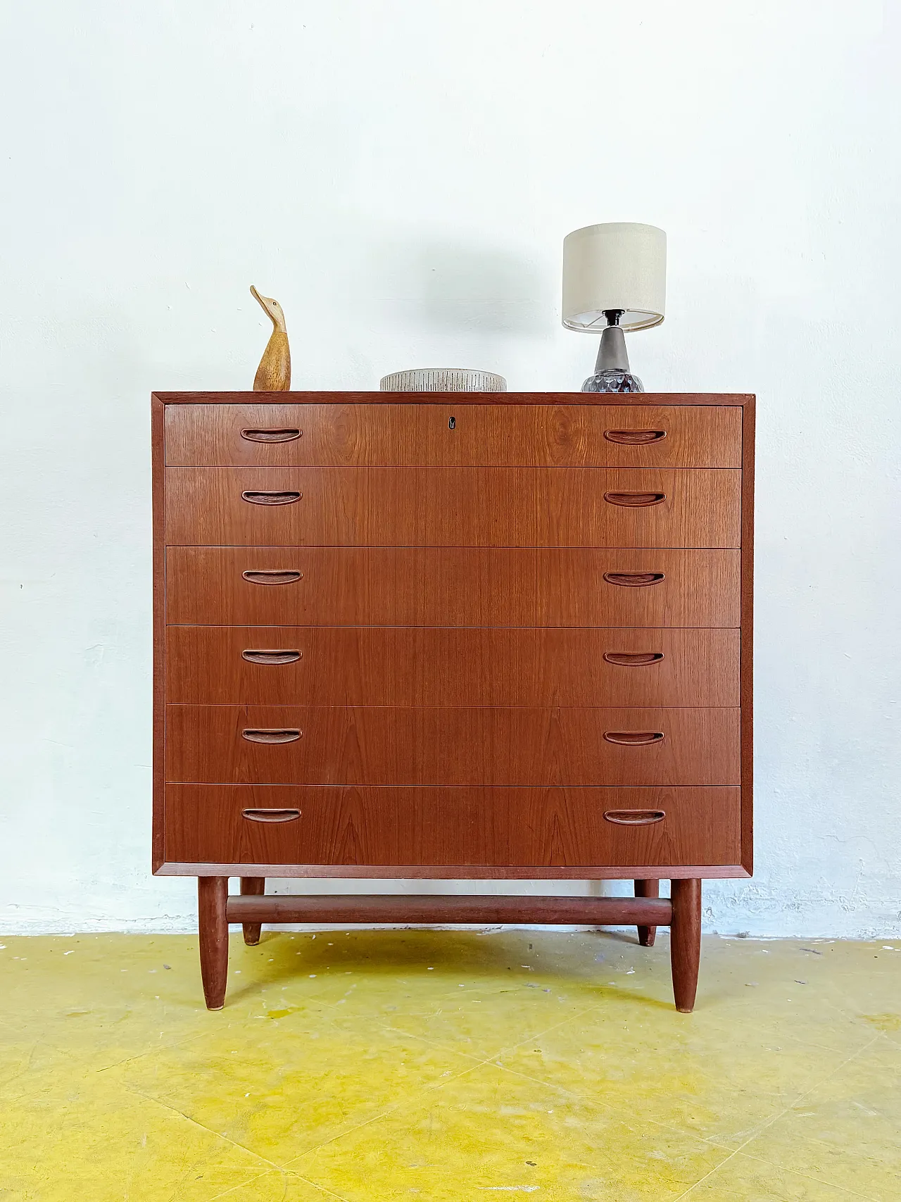 Danish Teak Chest of Drawers, 1950s 3