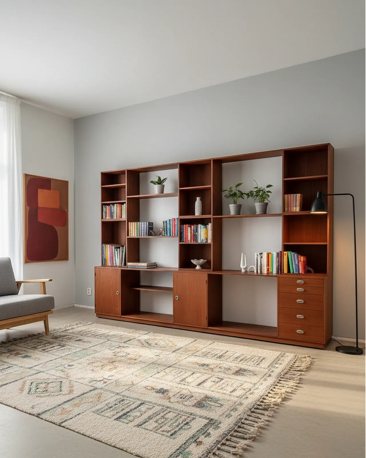 Cresco Bookcase by Finn Juhl for France&Son in teak, 1966 6