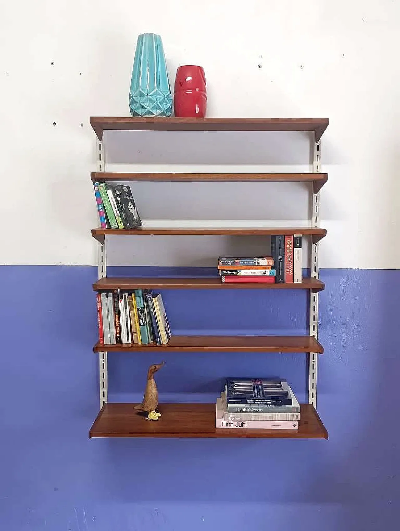 Teak Bookcase by Kai Kristiansen, 1960s 8