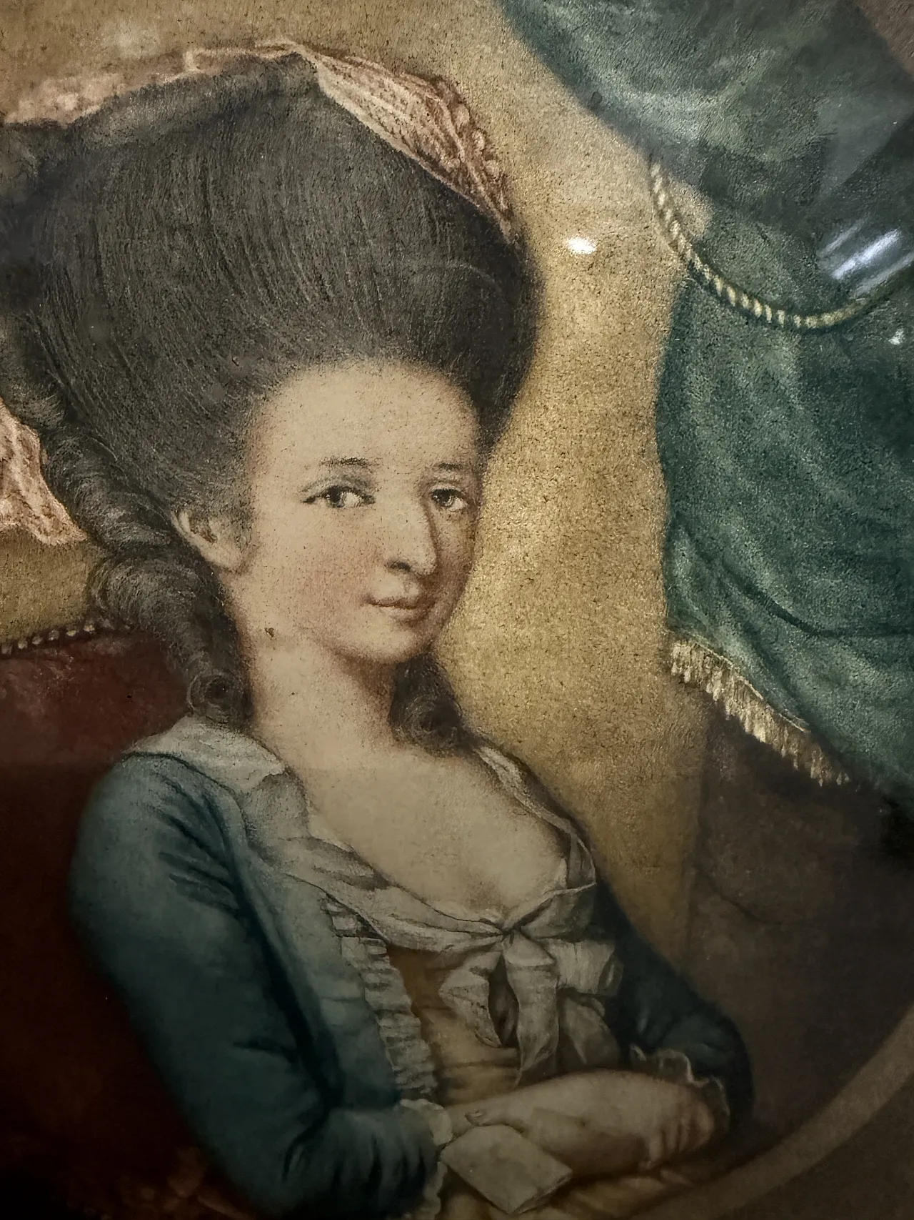 Pair of antique golden frames, Louis Philippe, 19th century 6