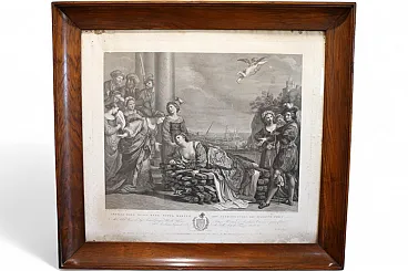 Etching suicide Dido Guercino Balestra Battisti Pagani, 1813