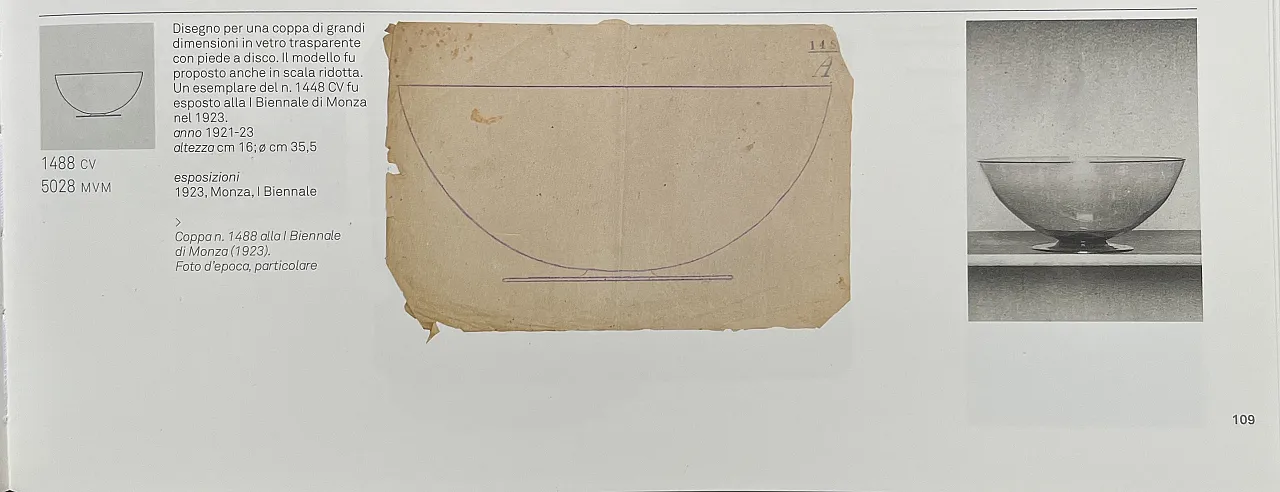 Murano bowl attributed to Zecchin for Venini Cappellin, 1930s 11