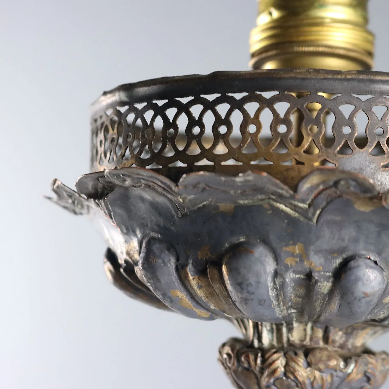 Candeliere in lamiera di rame, primo '800 4