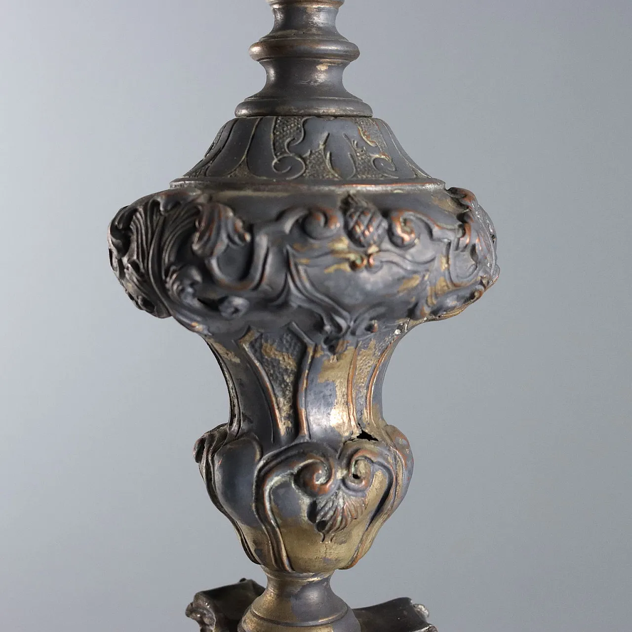 Candeliere in lamiera di rame, primo '800 6