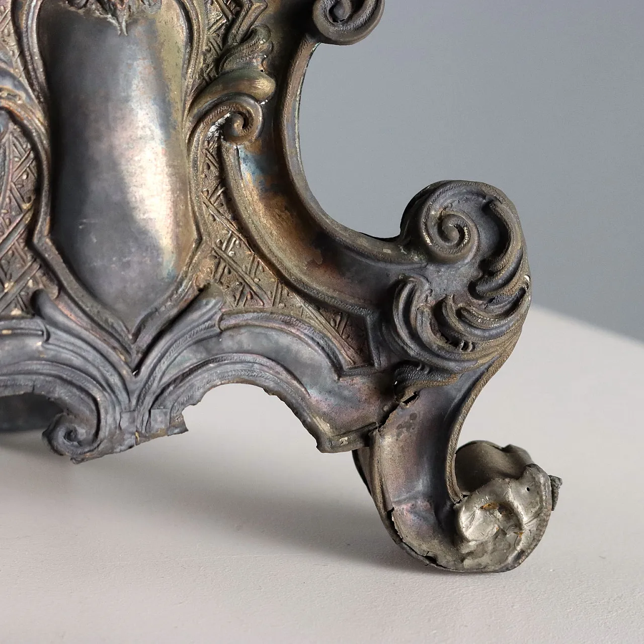 Candeliere in lamiera di rame, primo '800 10