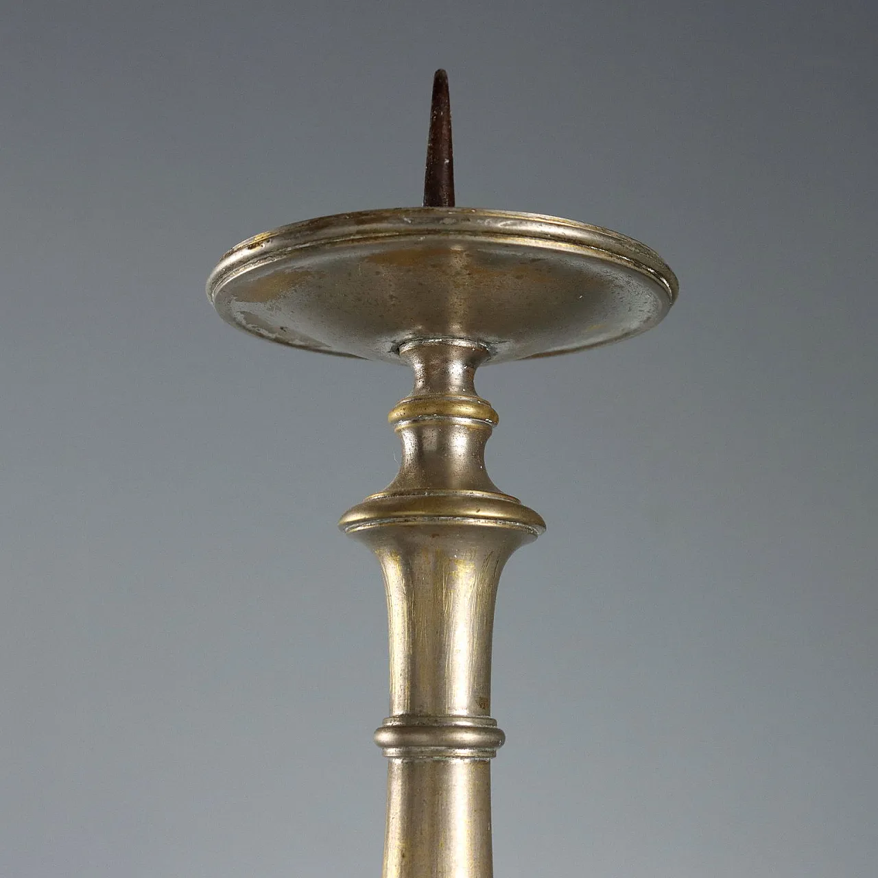 Gilded metal candlestick, 19th century 3