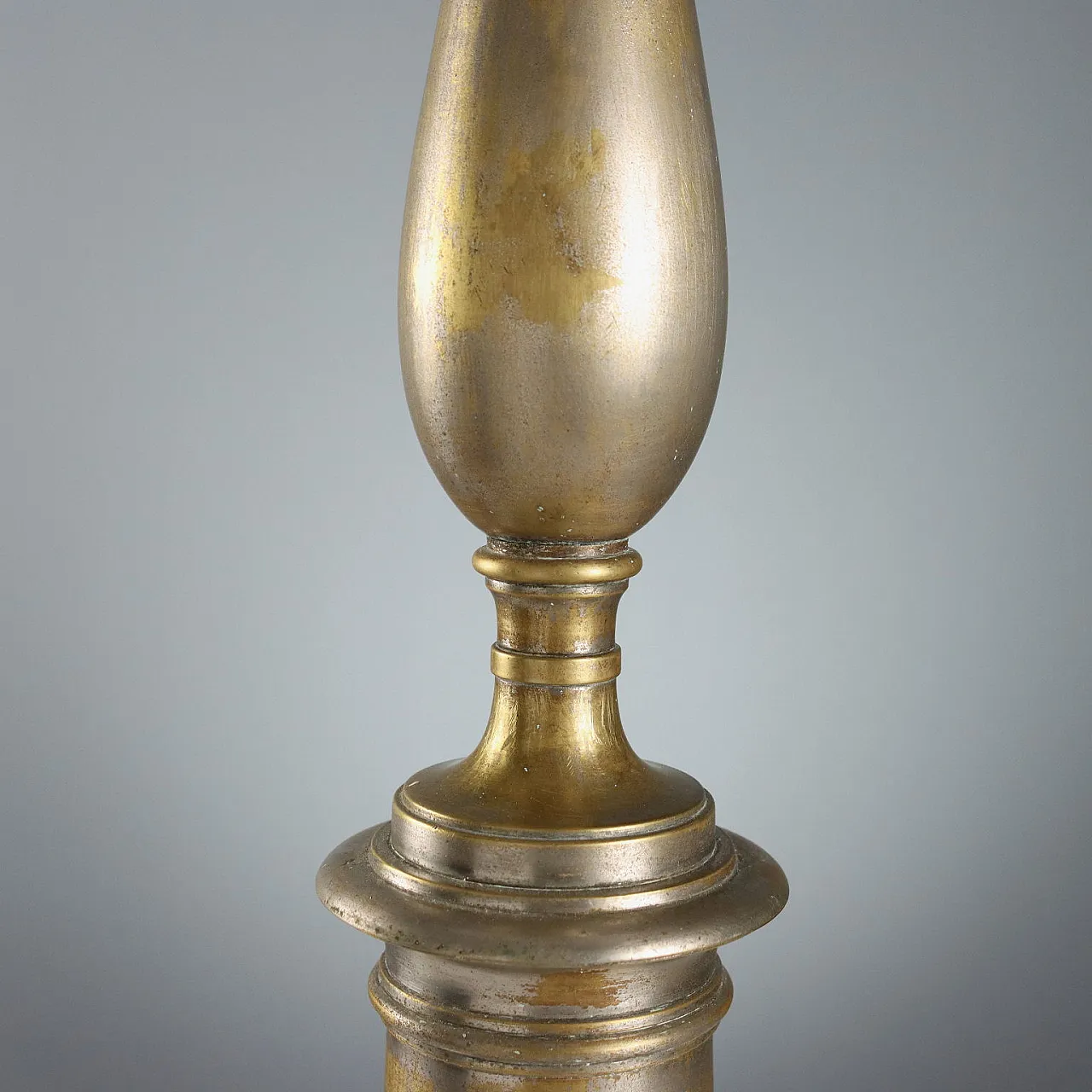 Gilded metal candlestick, 19th century 4