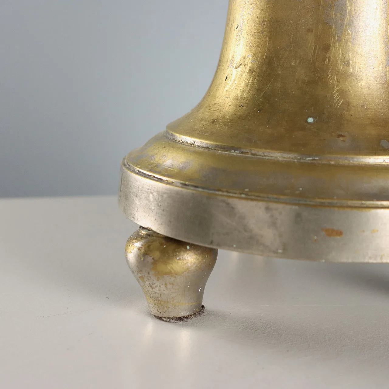 Gilded metal candlestick, 19th century 6
