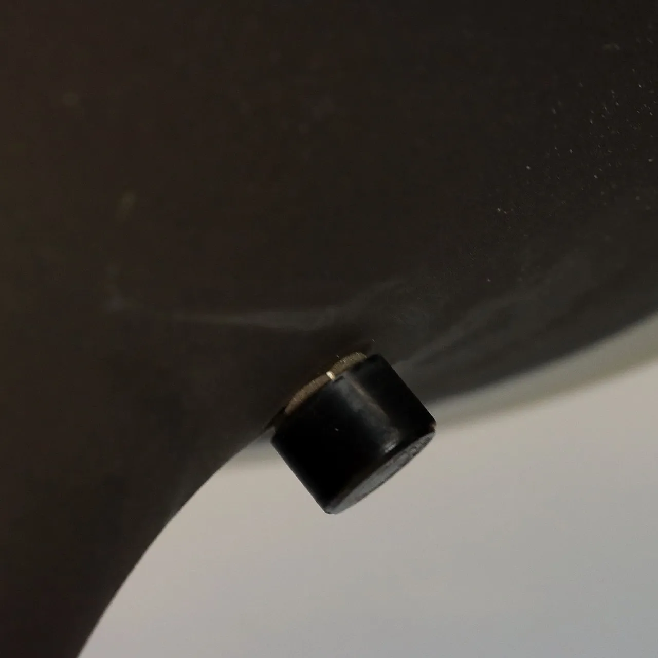 Lampada da terra in metallo smaltato con inserti in ottone, '900 5