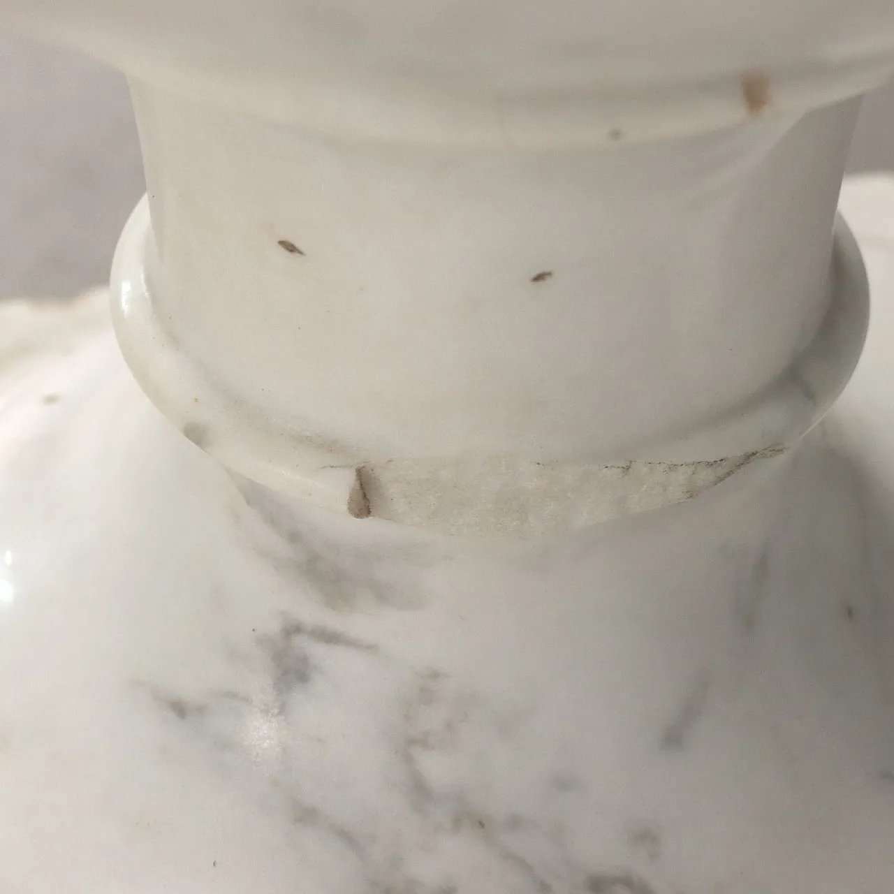 Medici vase in white Carrara marble 7