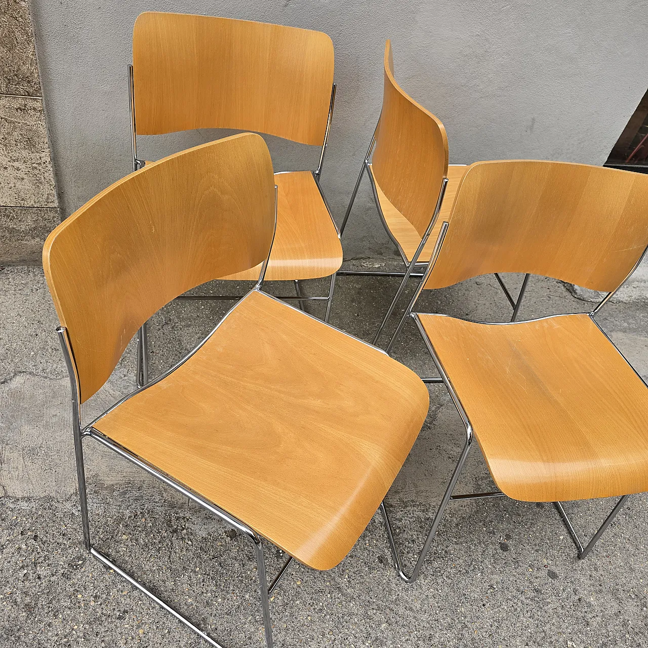 4 Sedie 40/4  David Rowland, anni '60 3